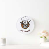 最高のシェフ ラウンド壁時計 (ホーム)