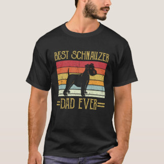 最高のシュナウザーのパパ Giant Showers Herrechen Tシャツ
