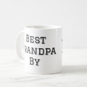 最高のシンプルおじいちゃん父のパー祖父gi コーヒーマグカップ (正面左)