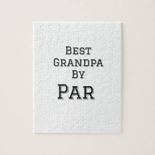 最高のシンプルおじいちゃん父のパー祖父gi ジグソーパズル (縦)