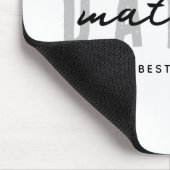 最高のシンプルパパモダンエレガント父の日 マウスパッド (コーナー)