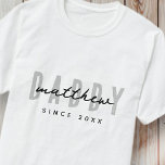 最高のシンプルパパモダンエレガント父の日 Tシャツ<br><div class="desc">このシンプルデザインモダンはサンセリフタイポグラフィで構成される。</div>