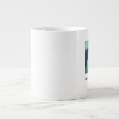 最高のシンプルパパScript Photo Gift ジャンボコーヒーマグカップ (正面)