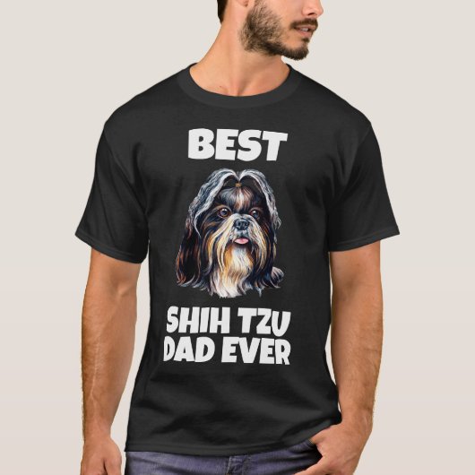 最高のシーズー(犬)ツパパエバー Tシャツ (正面)