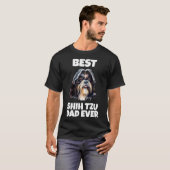 最高のシーズー(犬)ツパパエバー Tシャツ (正面フル)