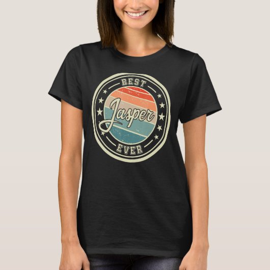 最高のジャスパーエバーおもしろいことわざ名ジャスパー Tシャツ (正面)