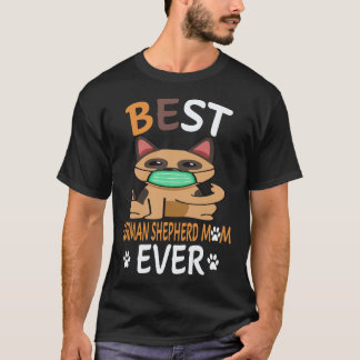 最高のジャーマンシェパードママ ドイツ牧羊犬 Tシャツ