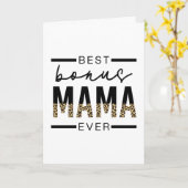 最高のステップママへのプレゼント カード (黄色い花)