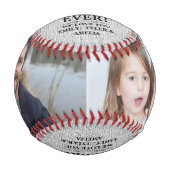 最高のステップ素朴パパ2枚フォトファーザーのデイバス 野球ボール (正面)