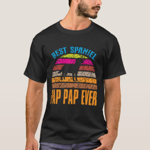最高のスパニエル犬PAPエバヴィンテージ Tシャツ