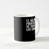 最高のスペインのおもしろい先生 コーヒーマグカップ (正面右)
