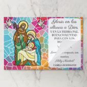 最高のスペインのクリスマスで神に栄光を ペーパーパッド (折り畳み)