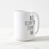 最高のセラピストセラピー最高の コーヒーマグカップ (正面右)