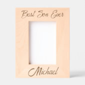 最高のソンエバパーソナライズされたー レーザー彫刻フレーム (正面)