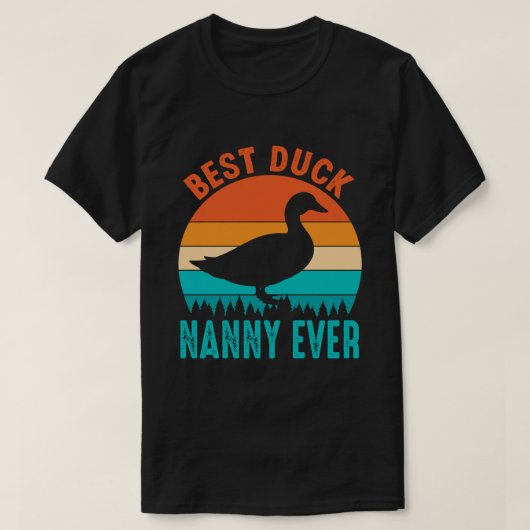 最高のダックナニーエバーヴィンテージ Tシャツ (デザイン正面)