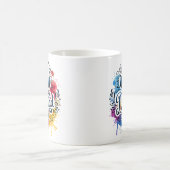 最高のダッド・ドッグ コーヒーマグカップ (中央)