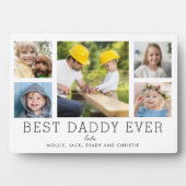 最高のダディーエバー5フォトコラージュシンプルカスタム フォトプラーク (正面)