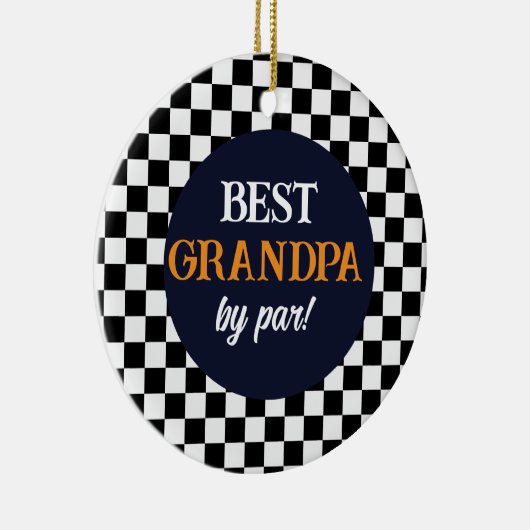最高のチェックモダン セラミックオーナメント (右)