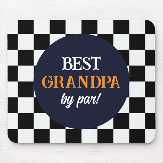 最高のチェックモダン マウスパッド (正面)