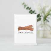 最高のチョコレートを添えたフライドチュロス ポストカード (スタンド正面)