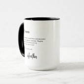 最高のチームへの感謝の気持ちを込めた社員への感謝のギフト マグカップ (正面左)
