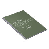 最高のチーム企業のスタッフの評価スタッフ ノートブック (右側)