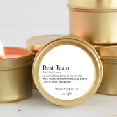 最高のチーム企業のスタッフの評価スタッフ ラウンドシール