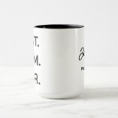 最高のチーム | 楽しいモダンチームの感謝ギフト マグカップ (中央)