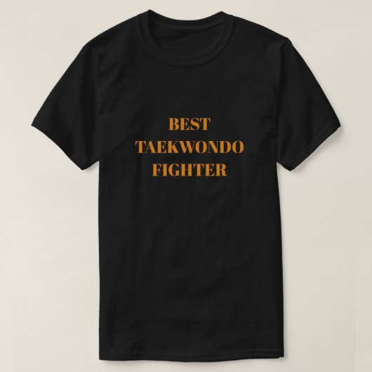 最高のテコンドー戦士 Tシャツ (デザイン正面)