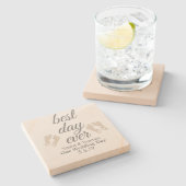 最高のデイエバーサンドストーンコースター ストーンコースター (横)