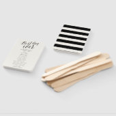 最高のデイエバーシンプルスクリプトシック結婚式 プログラム ハンドファン (組立なし)