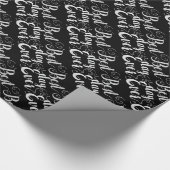 最高のデイエバーフォイル銀色 ラッピングペーパー (角)