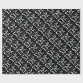 最高のデイエバーフォイル銀色 ラッピングペーパー (フラット)