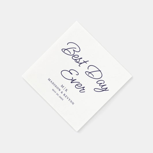 最高のデイエバーミニマルシック | ナプキ結婚ンス スタンダードカクテルナプキン (角)