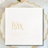 最高のデイエバー結婚フォイル 箔ナプキン