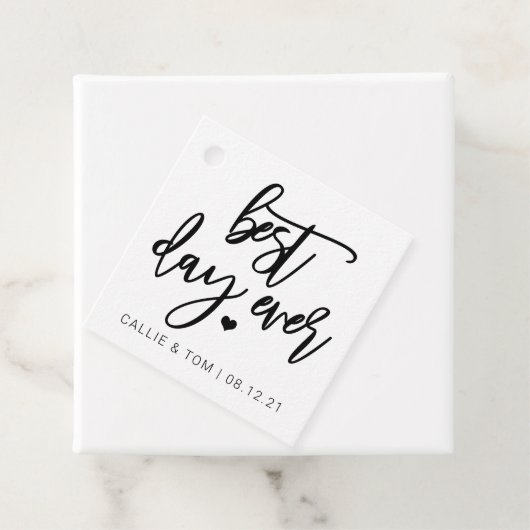 最高のデイエバー結婚式の引き出物ラベル フェイバータグ (インサイチュ)