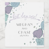 最高のデイエバー薄紫ダスティブルーシーシェル ワインラベル (シングルラベル)