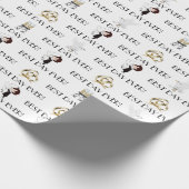 最高のデイ結婚お祝い ラッピングペーパー (角)