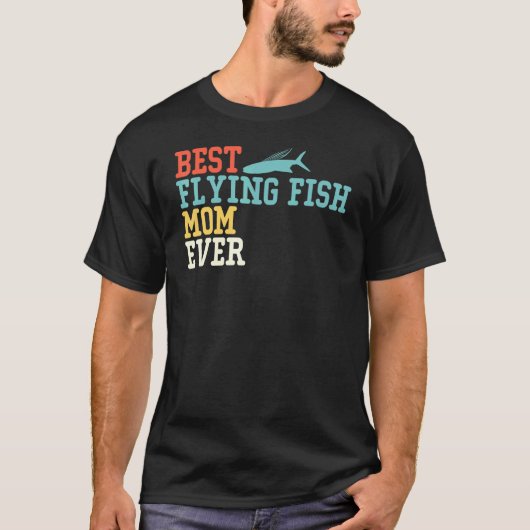 最高のトビウオのママ ビンテージ レトロ Tシャツ (正面)