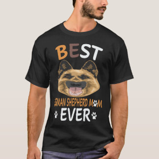 最高のドイツ牧羊犬ママ ドイツ牧羊犬 Tシャツ