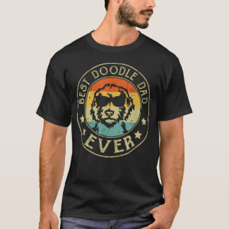 最高のドゥードルパパだよ パパ犬愛好家 Tシャツ