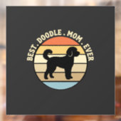 最高のドゥードルママ レトロ犬 ウィンドウサイン (シート2)