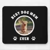 最高のドッグママ エバー オーダーメイド フォト マウスパッド (正面)