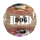 最高のドッグ・パパ・エバー・ファザーズ・デイ3・フォトコラー  ジュ 野球ボール (裏面)