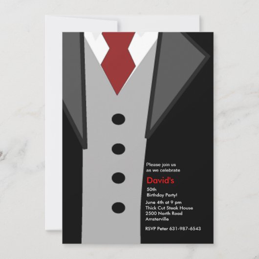 最高のドレス 招待状 (正面)