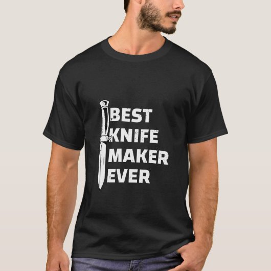 最高のナイフ職人 Tシャツ (正面)