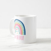 最高のナナだね 虹 コーヒーマグカップ (正面左)