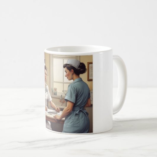 最高のナースのギフト感動的- Mag コーヒーマグカップ (正面右)