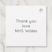 最高のナース評価ラベル フェイバータグ (裏面)