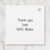 最高のナース評価ラベル フェイバータグ (裏面)